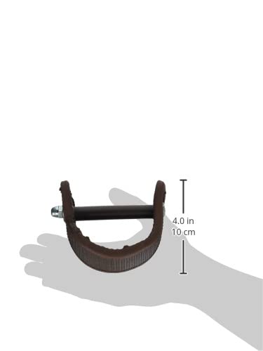 Tough 1 Stirrup Turner - color: Brown, size: 3 Inch (Set of 2)