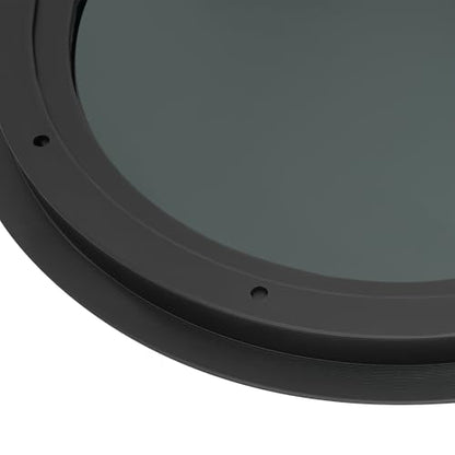Round Fixed RV Window 12" Round Tinted RV Window, Round RV Windows for Camper, Caravan, Motorhome, Fits 0.12-0.24 In and 2.13 In Wall Thickness