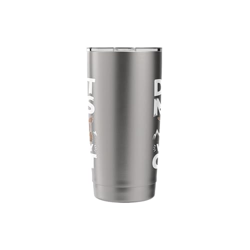 Don´t Mess With My Goat Cute Coat Pygmy Goat Farmer Stainless Steel Insulated Tumbler - color: Brushed Steel