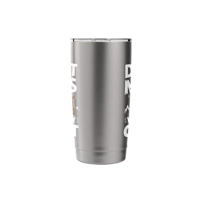 Don´t Mess With My Goat Cute Coat Pygmy Goat Farmer Stainless Steel Insulated Tumbler - color: Brushed Steel