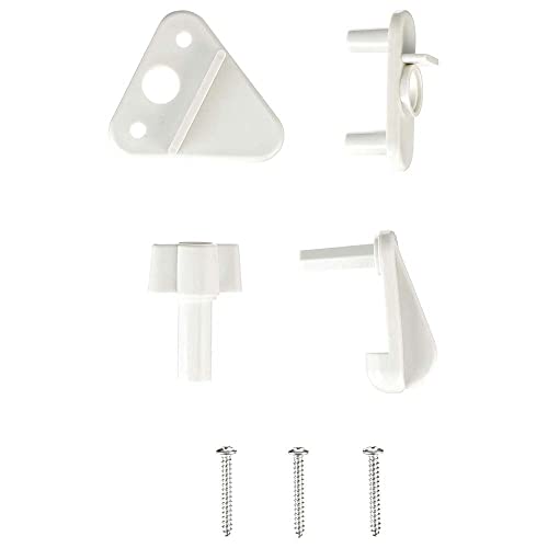 Seachoice Pontoon Gate Latch Replacement Kit, Fits 1-1.25 In. Square Frames, Includes Hardware