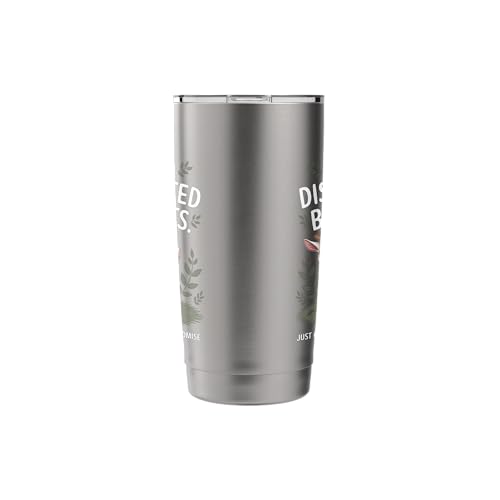 Easily Distracted by Goats Cute Coat Pygmy Goat Farmer Stainless Steel Insulated Tumbler - color: Brushed Steel