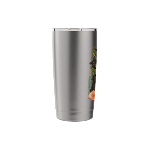 cute baby coat flower Stainless Steel Insulated Tumbler - color: Brushed Steel