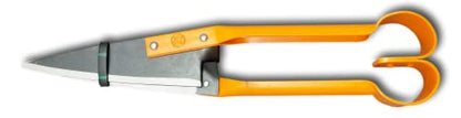 DOUBLE BOW STRAIGHT SHEEP AND GRASS SHEARS ORANGE HANDLE DB 162/33V - 5"1/2 BLADE LENGTH - OVERALL LENGTH 13"