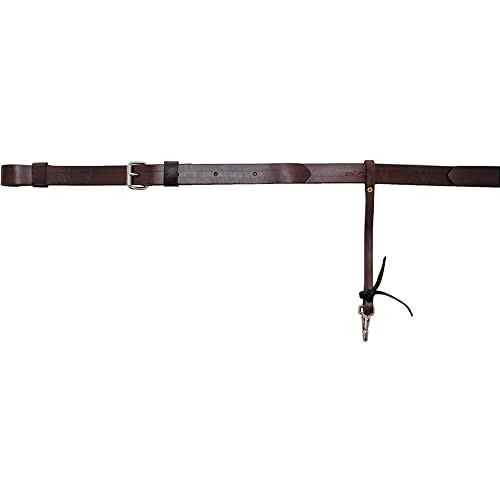 Circle Y Single Ply Plain Flank Cinch w/Billets - color: Walnut