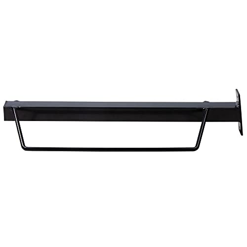 EASY-UP Single Mount Saddle Rack | Universal Design | Durable & Safe Storage | Black Coating | Easy to Mount | Additional Storage Compatible