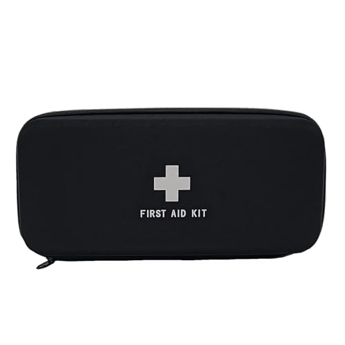 First Aid Hard Case Empty First Aid Hard Case First Aid EVA Medicine Red Medical Bag for Home Health Emergency Pets Dog First Responder Camping Outdoors (Rectangle 10.4x4.7x2.4”) - size: Rectangle 10.4x4.7x2.4”