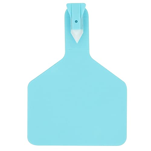 50 Pcs Cattle Ear Tags Blank One-Piece Z Tags for Cattle (Blue) - color: Blue