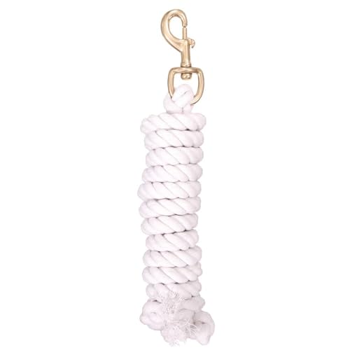 Tough 1 Economy Cotton Lead with Trigger Bolt Snap - color: White