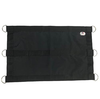 Majestic Ally 1200D 29"x19" Horse Stall Guard with Replaceable and Adjustable Length Straps and Replaceable Hardware (Black Black) - color: Black Black