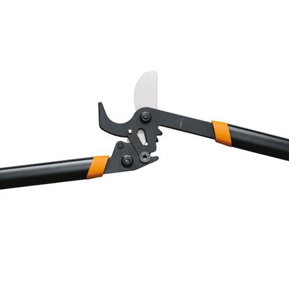 Fiskars 25” PowerGear2 Garden Bypass Loppers, 1.75" Capacity Tree Trimmer | Branch Cutter Tool, Multiplies Cutting Power for Easier Pruning, Heavy-Duty & Sharp Steel Blade with Low-Friction Coating - style: 25 in