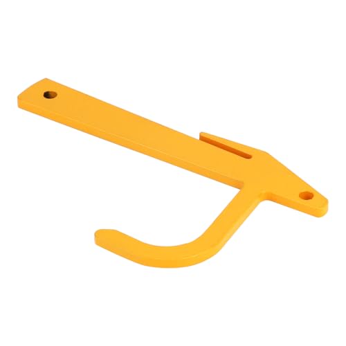 QWORK Chain Link Banana Clip, 5 Packs Hook Loop Mesh Tools, Steel Fence Stretcher Tensioning Kit for Barbed Wire, Fence Wire