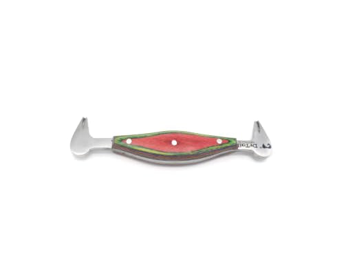 Clinch Cutter and Pritchel Tool Combo – Professional Farrier Hoof Nail Clinch Cutter Durable Construction Satin Stainless Steel, Double Hook - color: Double Hook