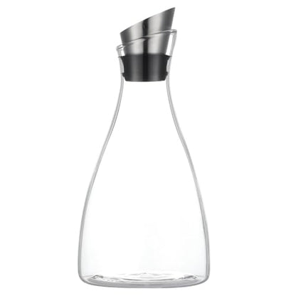 Purefold 50 Oz Borosilicate Glass carafe with Lid 1.5 Liter Glass Pitcher | Heat resistant 0–300°F. Ideal for iced tea, lemonade, juice & cold water. Dishwasher safe, fridge friendly, stovetop safe. - size: 50 Ounces