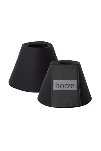 Horze ProBell Horse Bells, Black, XL