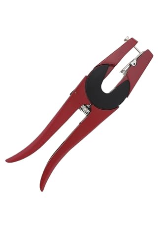 Livestock Ear Tag Applicator Tool Heavy Duty Metal Tagging Pliers for Cattle, Goats, Sheep, and Farm Animal Identification