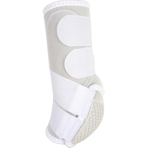 Classic Equine Flexion by Legacy2 Support Boots, Front (White, Medium) - color: White, size: Medium