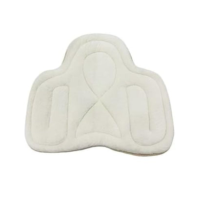 Saddle Tush Cushion Western Long Saddle Pad Horse Riding Seat Saddle Cushion Pad - color: White style