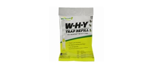 RESCUE! Non-Toxic Wasp, Hornet, Yellowjacket Trap (WHY Trap) Attractant Refill - 2 Week Refill - 3 Pack