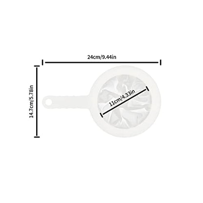 200 Mesh Food Filter Strainer, Reusable Fine Mesh Strainer, Nylon Mesh Sieve Plastic food strainer with Handle, Ideal for Filtering Coffee, Juice, Oils, Soy Milk