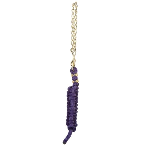 Weaver Leather Poly Lead Rope W/Brass Plated Swivel Chain 8ft Hun