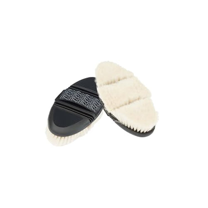 LeMieux Flexi Goats Hair Body Brush - Navy