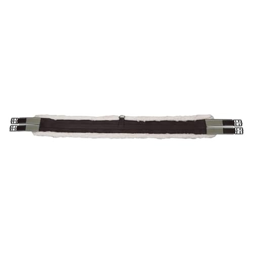 Fleece Padded Horse Girth 32" to 56" - color: Brown, size: 54"