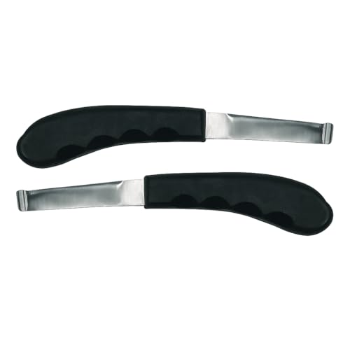 Regular Hoof Knife for Horses – Farrier Tool with Plastic Grip – Hoof Trimming Knife for Equine Care & Veterinary Use - style: Regular Blade - RH