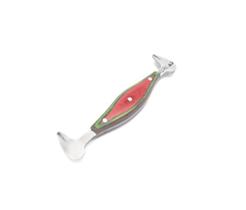 Clinch Cutter and Pritchel Tool Combo – Professional Farrier Hoof Nail Clinch Cutter Durable Construction Satin Stainless Steel, Double Hook - color: Double Hook