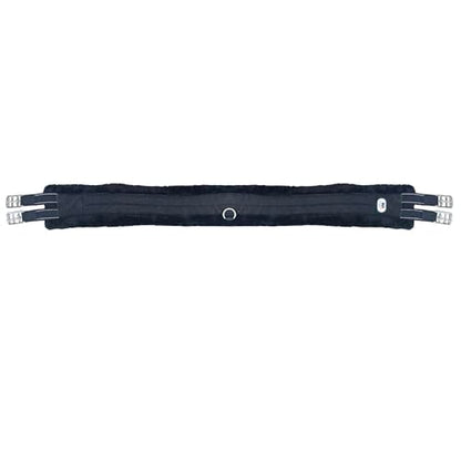 Majestic Ally Mink Fleece Padded Girth with Heavy Duty Elastics & Stainless Steal Hardware Brown -42",44",46",48" and 50" - color: Black, size: 44 Inch