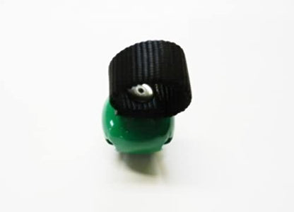 Steel Dog Collar Bell (Bear Bell) - color: Green