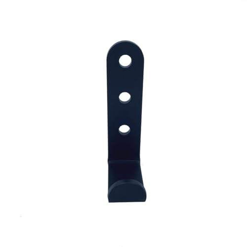 4 Pcs Heavy Duty Steel Wall J Hooks for Hanging,Garage Storage Utility Hooks Garden Tool Organizer, Wall Mount Hooks, Small U Hooks,Black (M) (Pack of 2) - size: Medium (Pack of 2)