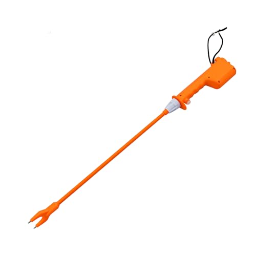 Cattle Prod Stick, 35.82in Rechargeable Waterproof Electric Livestock Prodder with 5000mAh Battery, 3-4h Working Time for Herding Cattle, Pigs, Sheep