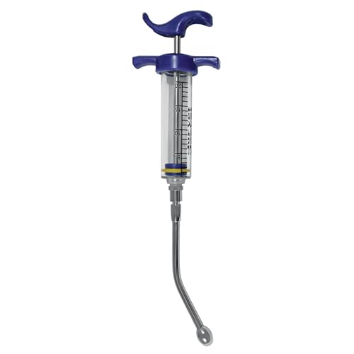 JorVet Oral Drencher Kit for Sheep & Goats | Extra O-Ring, and Dose Adaptor | Reliable Tool for Administering Oral Treatments to Small Ruminants | Complete Set with 20cc Nylon Syringe