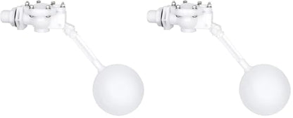 Water Float Valve with Adjustable Arm, Heavy Duty Float Valve 3/4 for Water Tank Pond, High Flow Rate (Pack of 2) - size: 12.9" in length (Pack of 2)