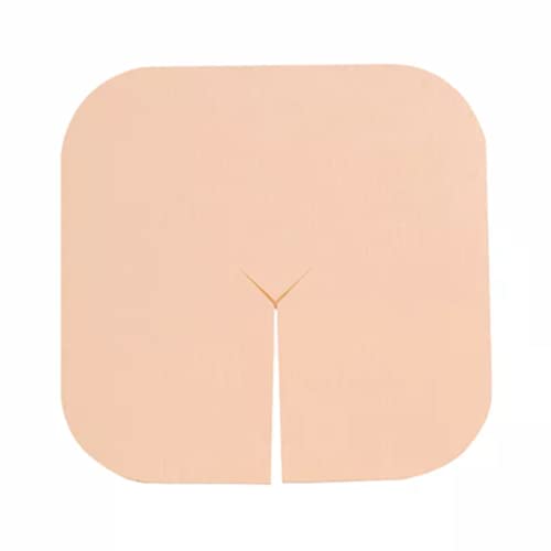 Dimora Fenestrated Foam Dressing, Non-Adhesive Tracheo Pads 4"x4" 10 Packs, Tracheostomy Supplies Hydrophilic Highly Absorbent Soft Wound Dressings, Secure Tubes and Absorb Leakage - size: 4“x4" 10 packs