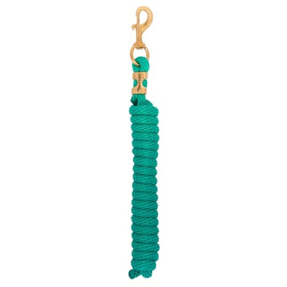 Weaver Leather Poly Lead Rope, Emerald Green, 5/8" x 10'