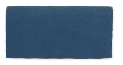 Mayatex San Juan Solid Saddle Blanket - color: Navy, size: 36 x 34-Inch