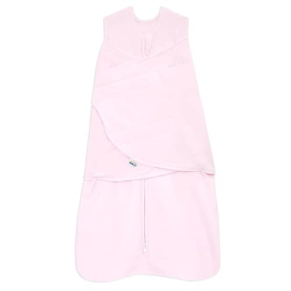 HALO Micro-Fleece Sleepsack Swaddle, 3-Way Adjustable Wearable Blanket, TOG 3.0, Soft Pink, Preemie - color: Soft Pink, size: Preemie (Pack of 1)