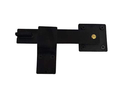 QCAA Heavy Duty Bar Door Farm Gate Latch, 5.5", Steel, Matte Black, 1 Pack