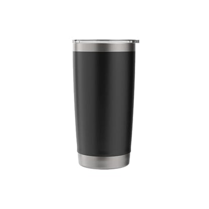 cute baby coat flower Stainless Steel Insulated Tumbler - color: Black