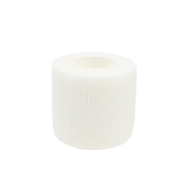 Self Adhesive Bandage Wrap Animal Cohesive Bandage Self Adherent Wrap First Aid Tape for Dogs Cats Horses Birds & Wrist Healing Ankle Sprain (2 Inch White 12 Rolls) - color: 2 Inch White 12 Rolls