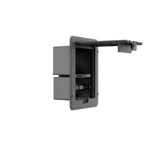 TayMac Weatherproof Deck Outlet Cover, Low Profile, ADA Compliant, Bronze - color: Bronze
