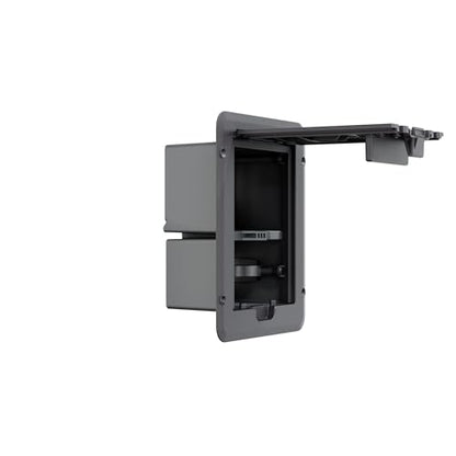 TayMac Weatherproof Deck Outlet Cover, Low Profile, ADA Compliant, Bronze - color: Bronze
