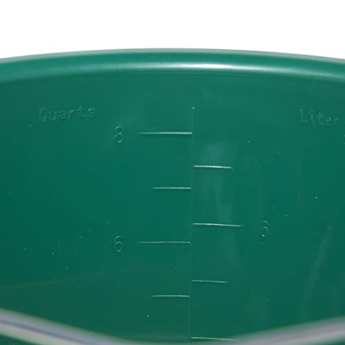 Farm Innovators HB-60 Heated Plastic Bucket, 60 Watts, 2 Gallon, 2-Pack - color: Green, size: 2 Gallon