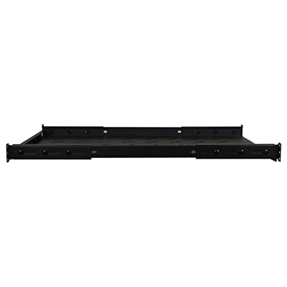 Aeons 1U 19-inch Fixed Rack Server Shelf Vented 4 Post Rack Mount Shelf 25.5 inches Adjustable Mounting Depth, for IT Data Network Cabinet Enclosure Equipment - style: 25.3" - 28.3" Fixed