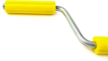 DC Cargo Mall Winch Strap Winder Easy Speedy Hand Roller for Winding Up Winch Straps, 18" Roll Up Bar for Flatbed Trailer Winches. - size: 1-pack, style: Winch Strap Winder