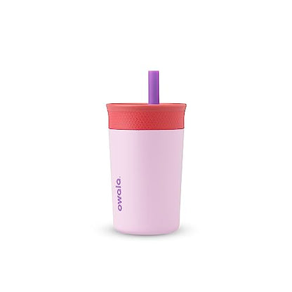 Owala Tumbler Kids Stainless Steel Water Bottle 12 oz Lilac Rocket - color: Lilac Rocket, size: 12 Ounces