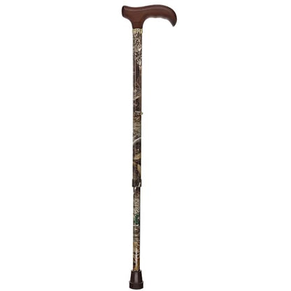 Royal RC Canes Walking Sticks for Men and Women - Stylish Designer Fashionable Adjustable Derby Canes - Lightweight Aluminum Cool Walking Sticks with HD Patterns - color: Dark Brown / Multicolor