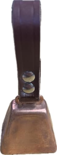 Dog Collar Cow Bell - color: Copper, size: 3) Medium (1 1/2" H x 1 3/4" W)
